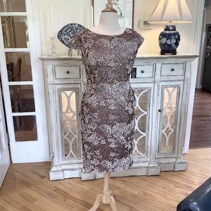 Alex Evenings for Nordstrom Embroidered Sheath Dress NWT